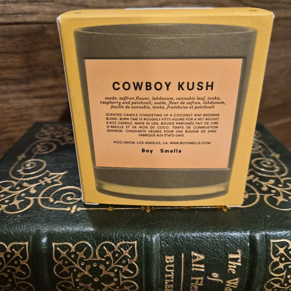 Boy Smells Cowboy Kush Scented Candle NWT - Picture 3 of 3